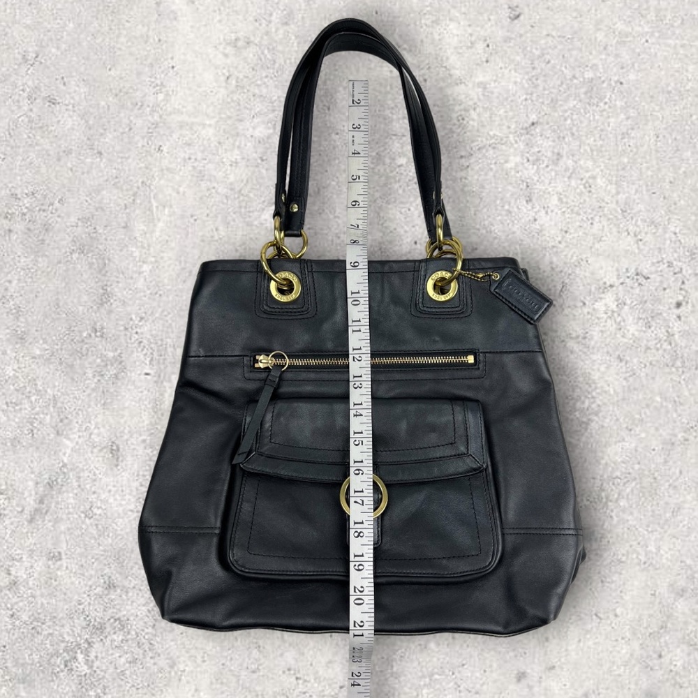Coach Penelope Gold Leather Tote No: L1173-F18890 - Picture 9 of 16